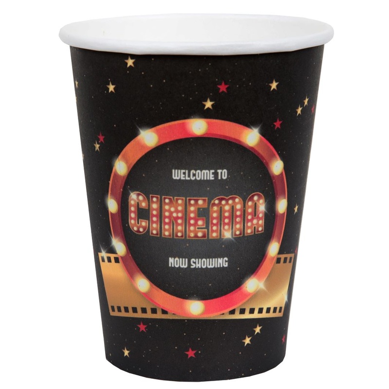 10 Hollywood paper cups 270ml