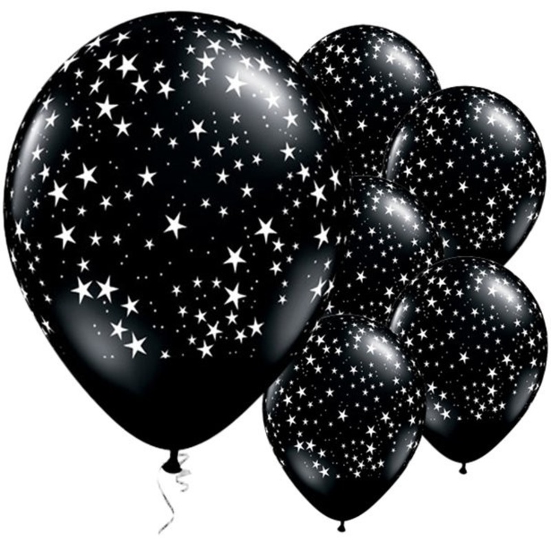 25 Milky Way Star Balloons 28cm