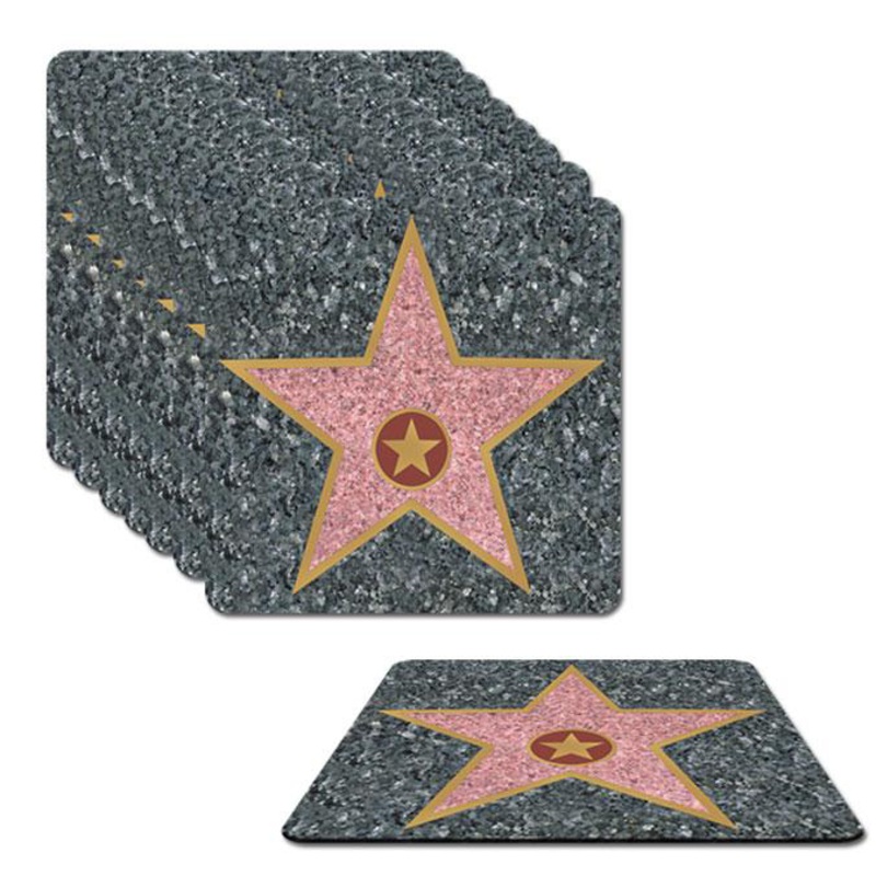 8 Walk of Fame coasters 9cm