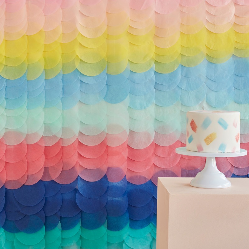 Beautiful Rainbow Eco Curtain 2m x 2m