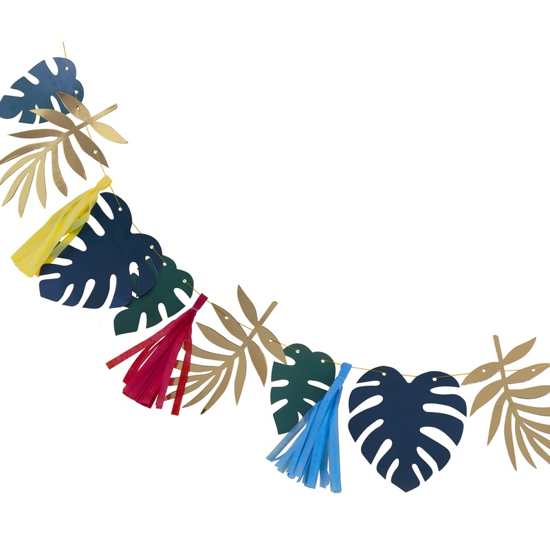 Caribbean Vibes palm leaf garland 2m