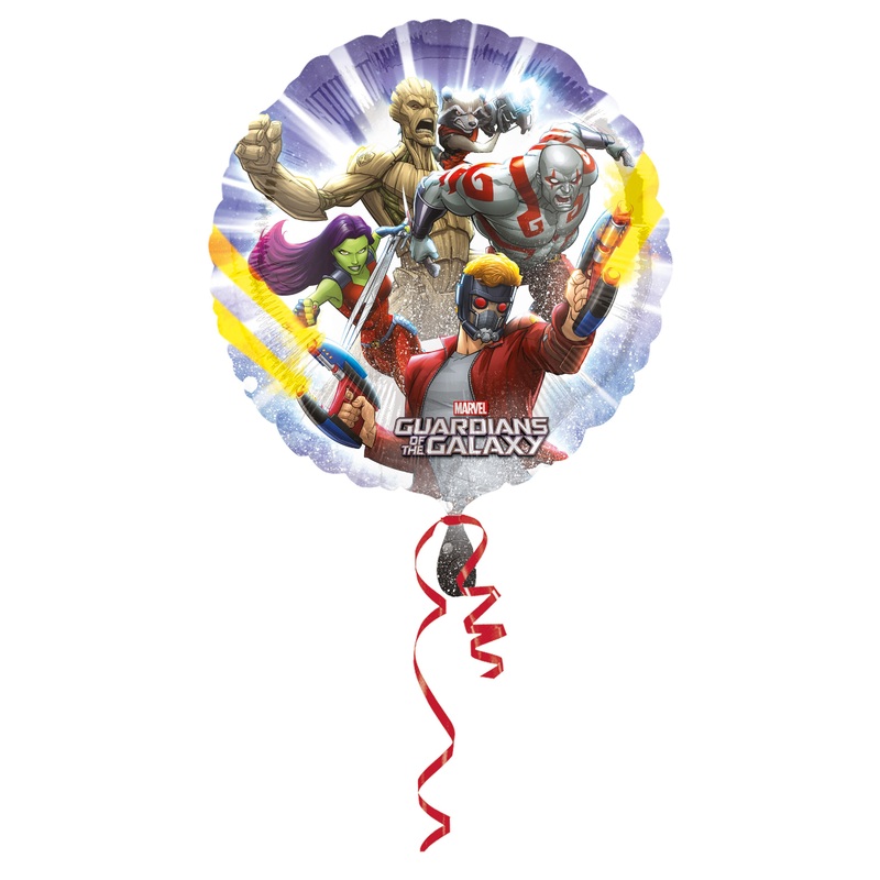 Foil balloon Guardians of the Galaxy heroes round
