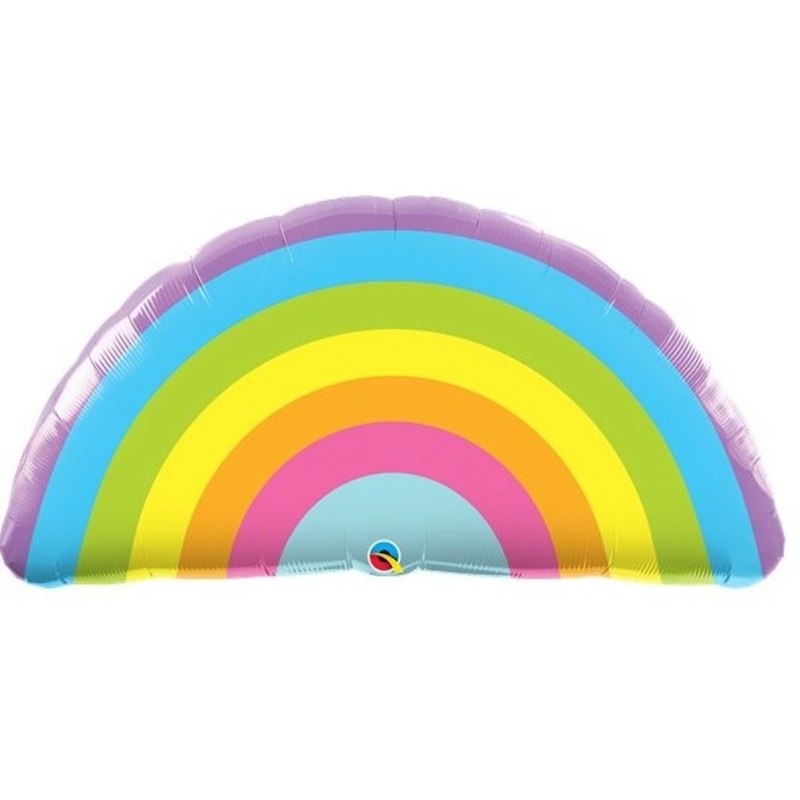 Foil balloon large rainbow 91cm