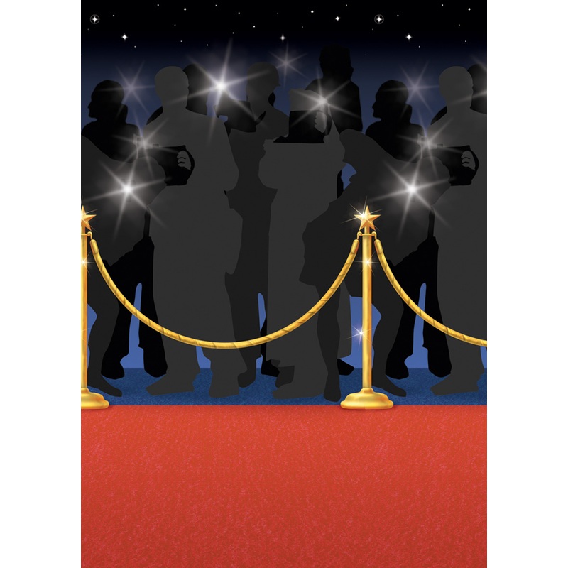 Hollywood cinema premiere wall backdrop red carpet