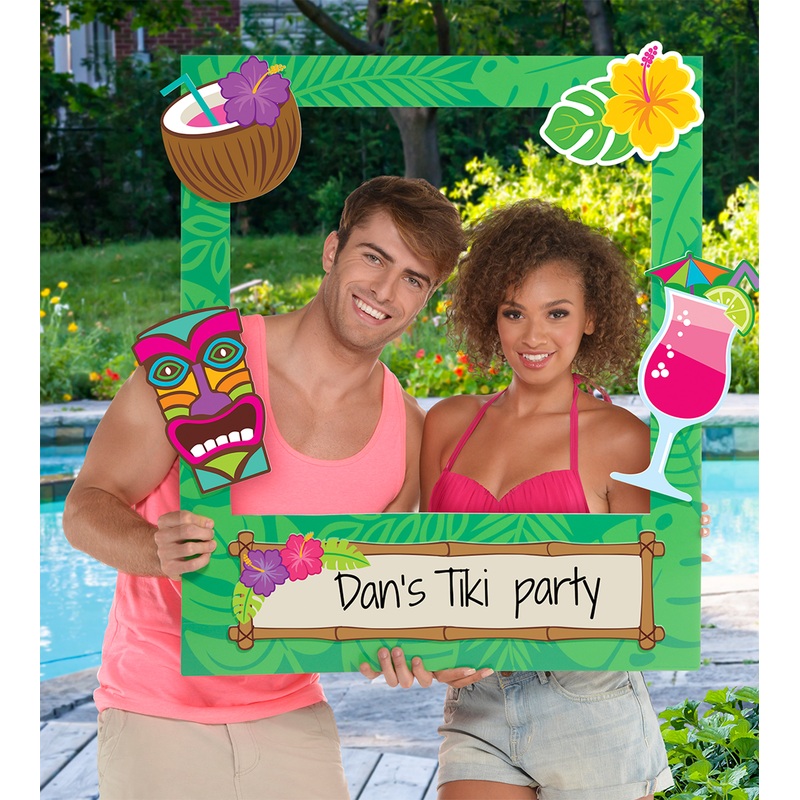 Luau Party Selfie Photo Frame