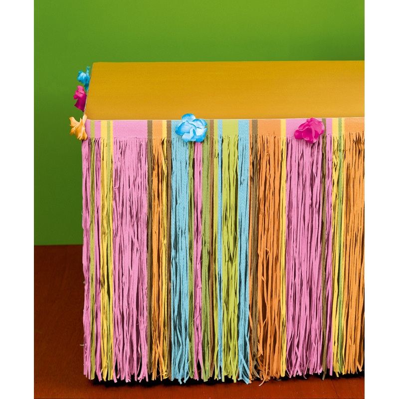 Luau party table decoration 3m x 64cm