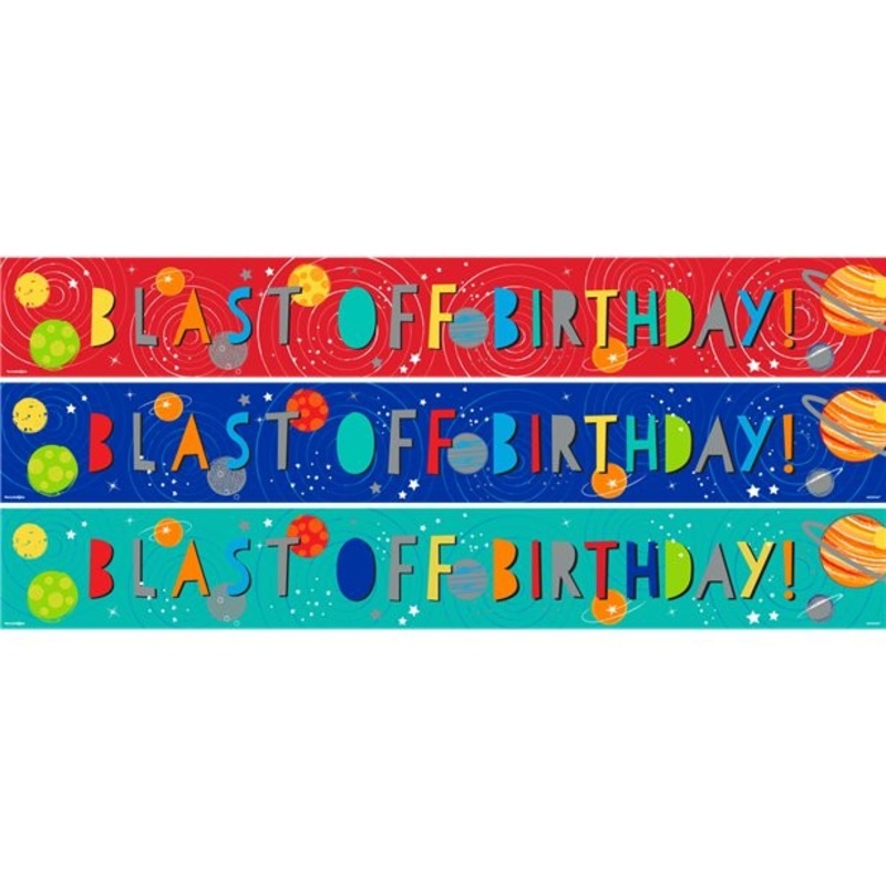 Space banners set 3 pieces