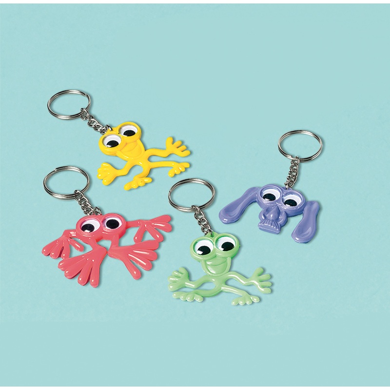 Space Party Funny Alien Keychains 4 Pieces