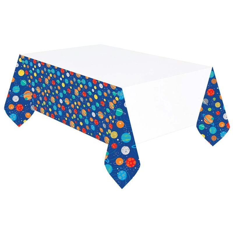 Space Party tablecloth 1.37 x 2.59m