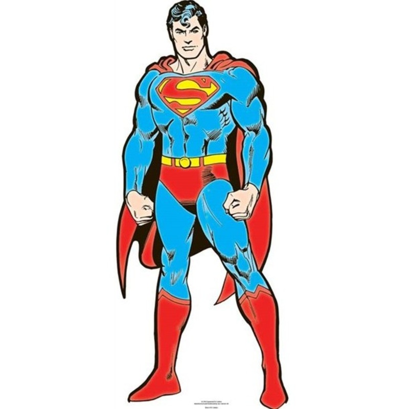 Superman comic cardboard stand 92cm