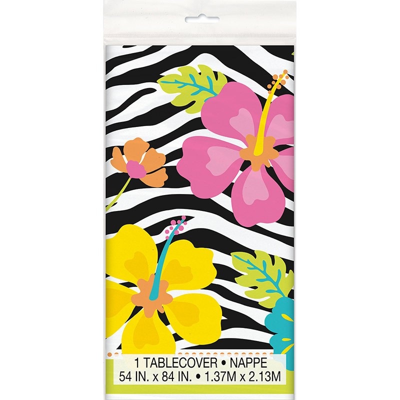 Wild Luau Party Tablecloth 137 x 213cm