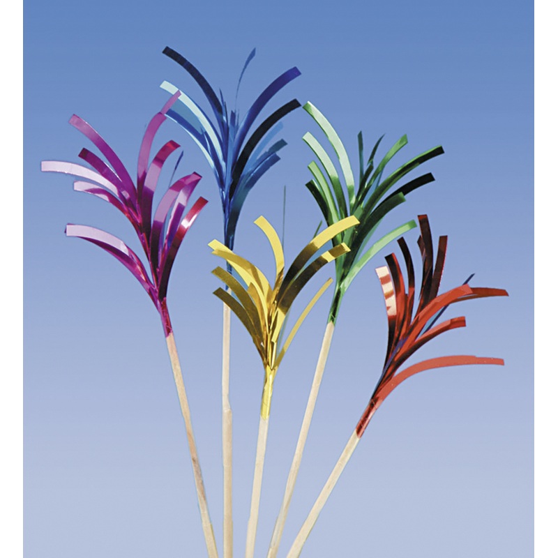 100 Palm Springs Party Skewers Colorful 8cm