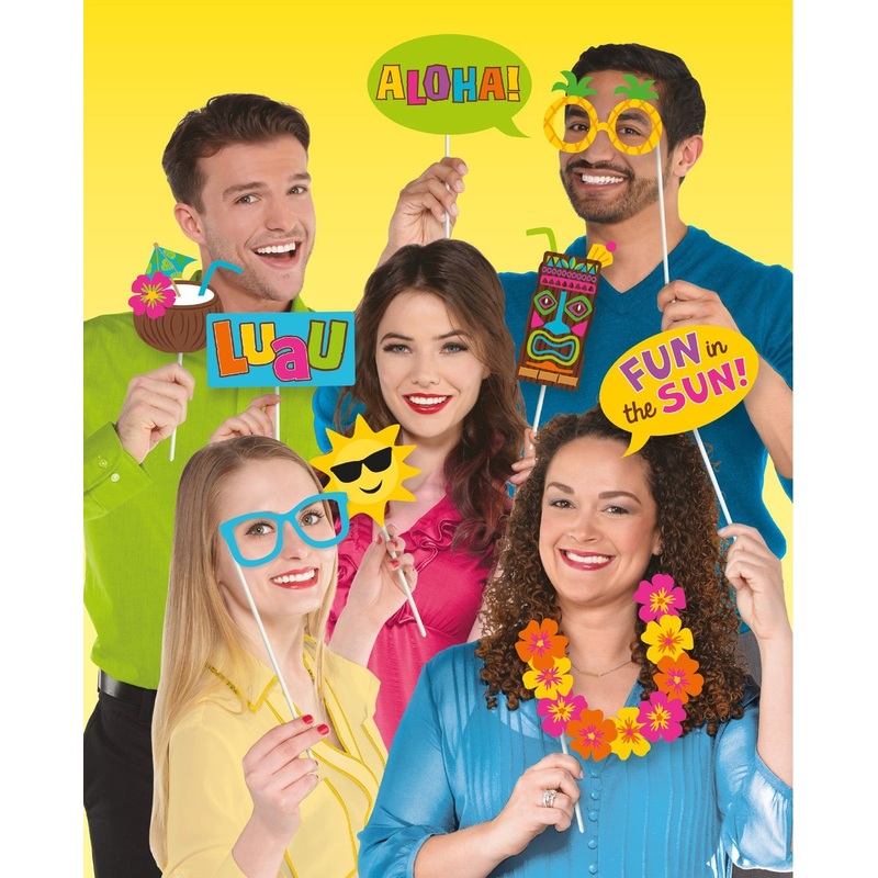 13 Luau Party Photo Props