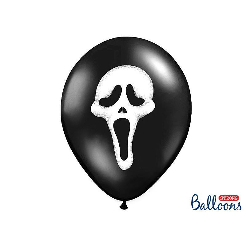 50 balloons Screaming Ghost 30cm