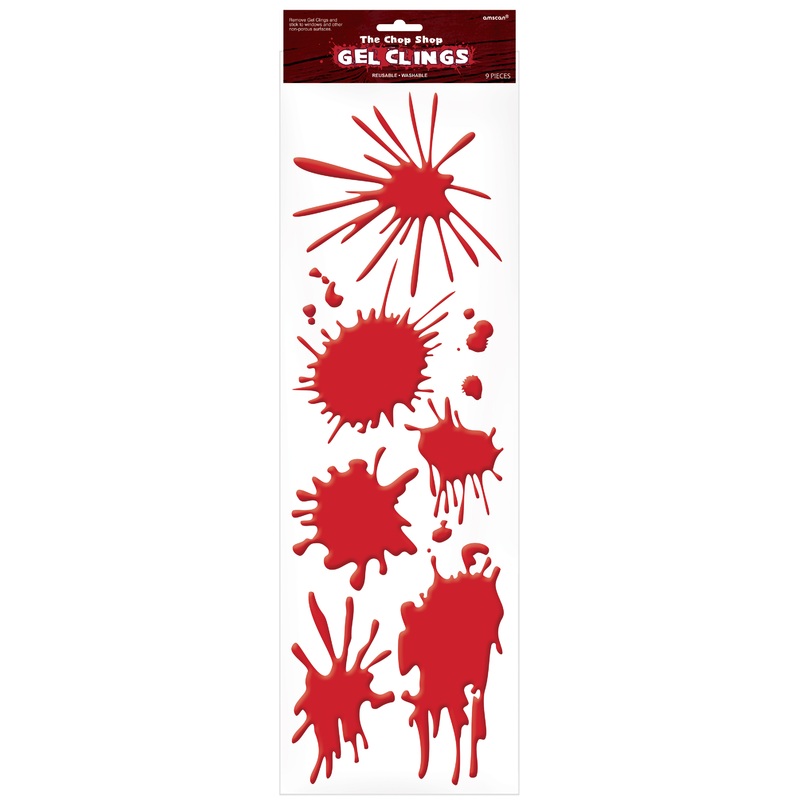 6 Bloody Hell blood stain stickers