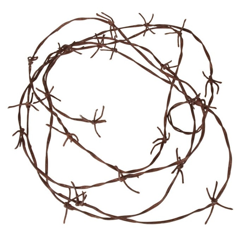 Barbed wire fence 400cm
