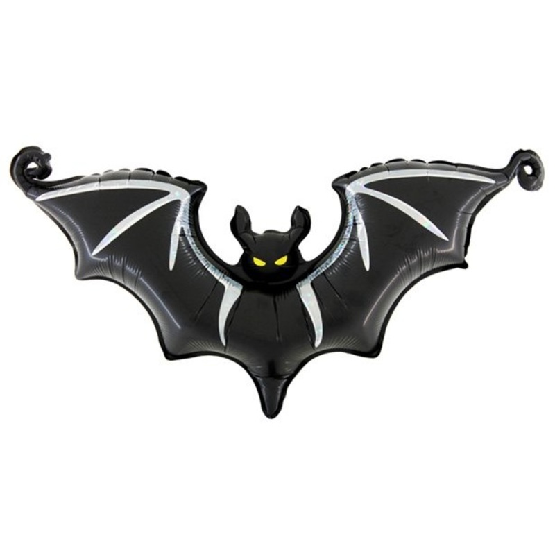 Creepy Bat foil balloon to link 63.5cm