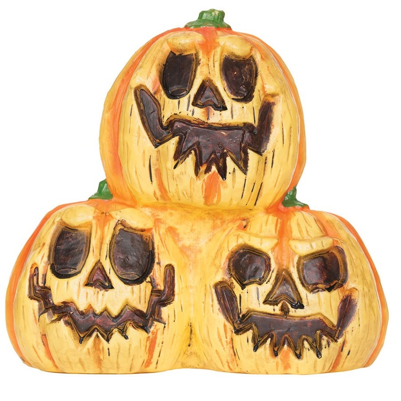 Glowing pumpkins decoration