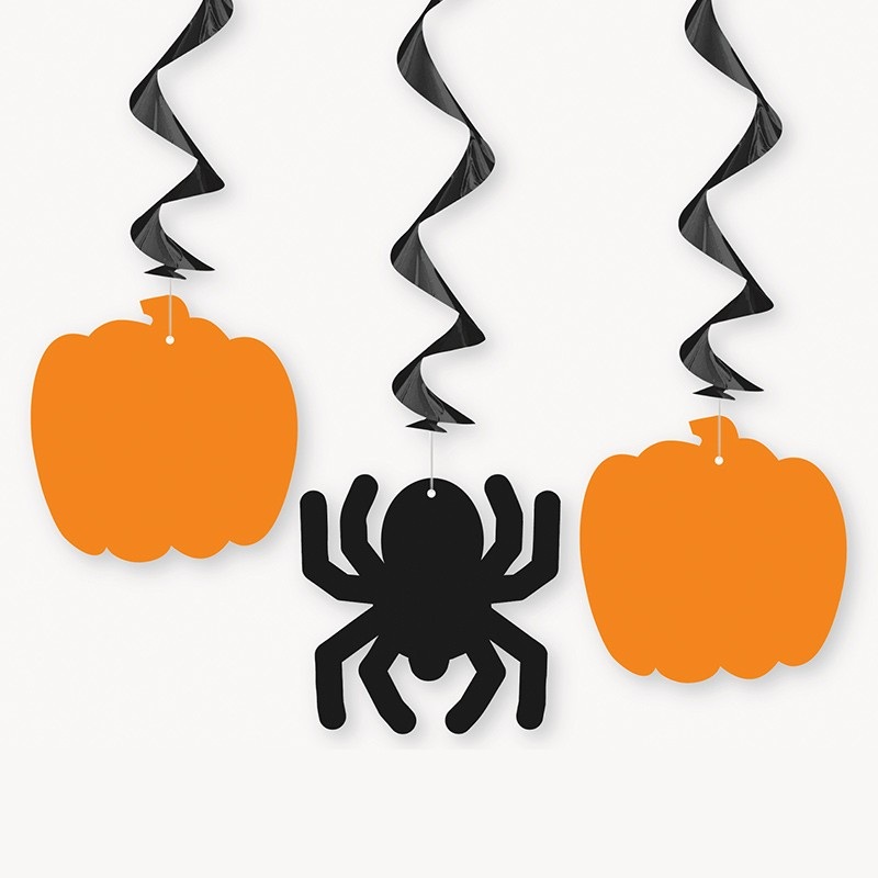 Halloween swirl hanging decoration