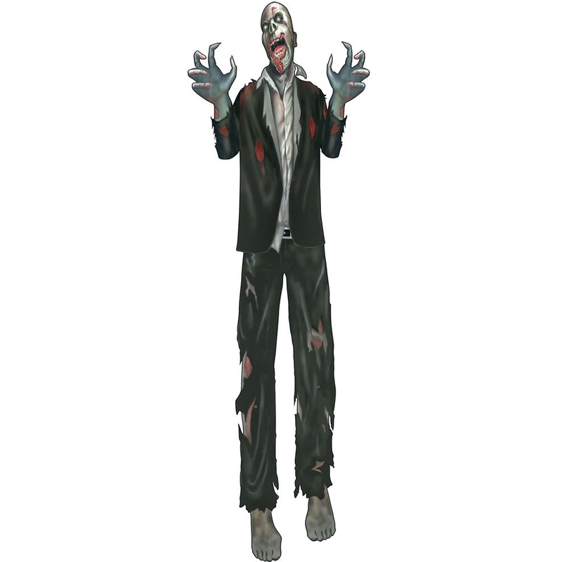 Halloween Zombie Ed mural 150cm
