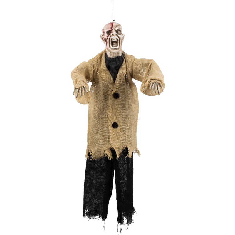 Hanging zombie Halloween decoration 50cm