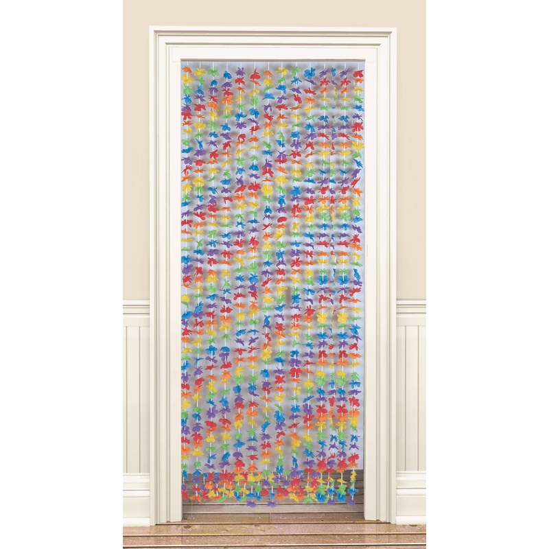 Hibiscus flowers door curtain 2m