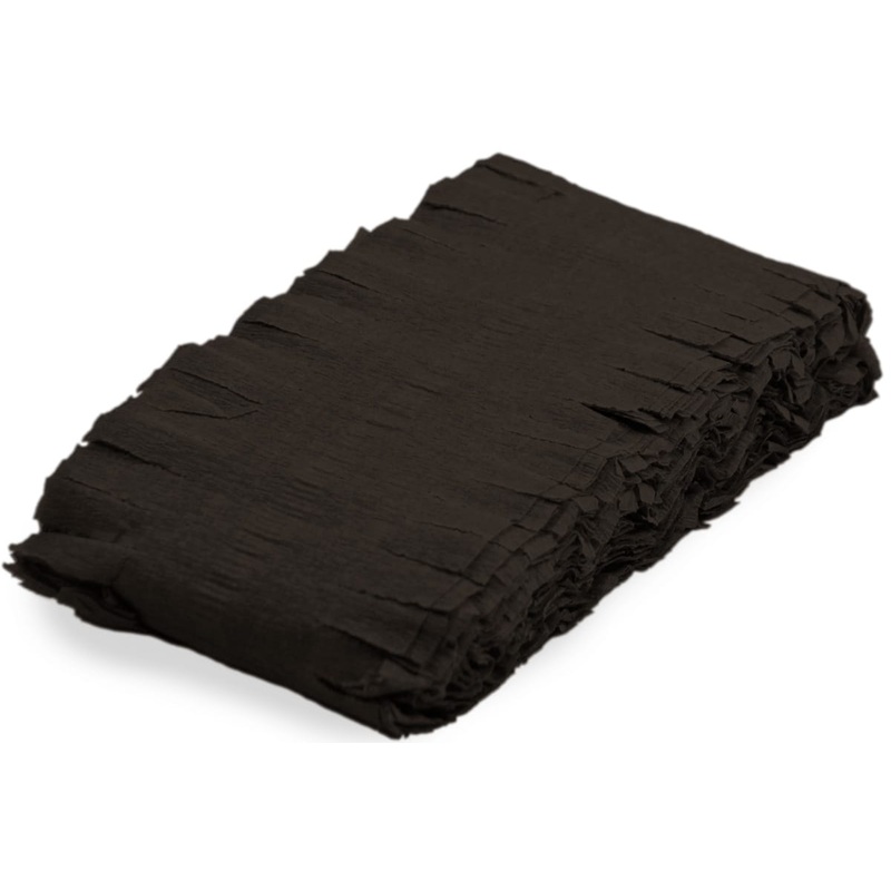 Rotating garland crepe black 6m