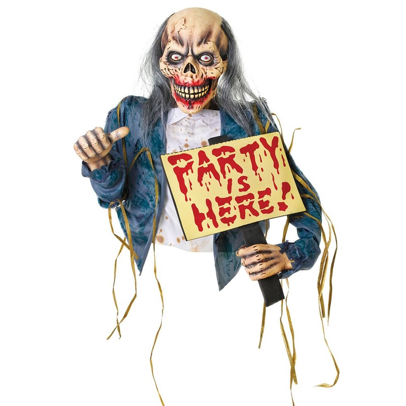 Signpost Zombie Party Is Here