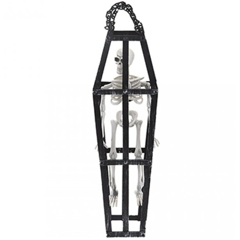 Skeleton in a cage hanger 40cm