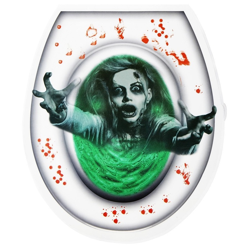 Toilet ghost stickers for Halloween