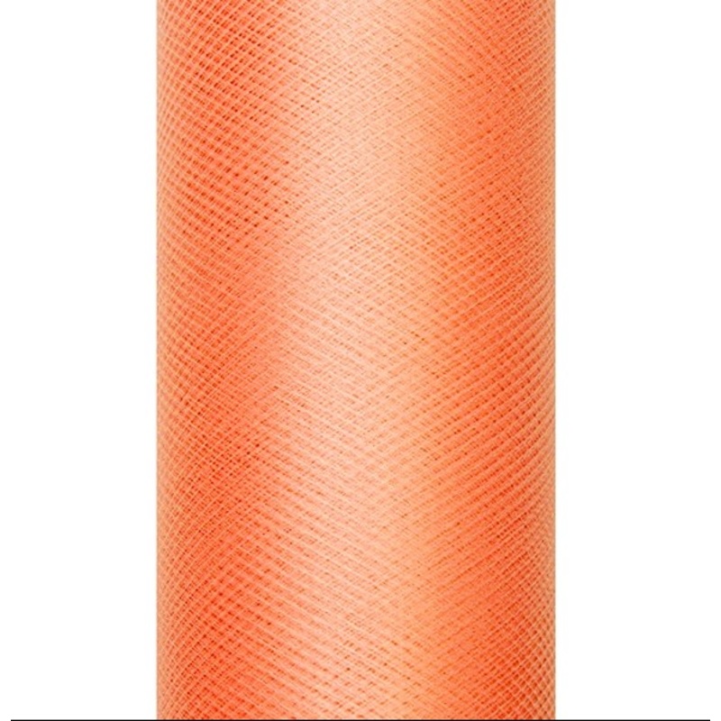 Tulle fabric Luna orange 9m x 50cm