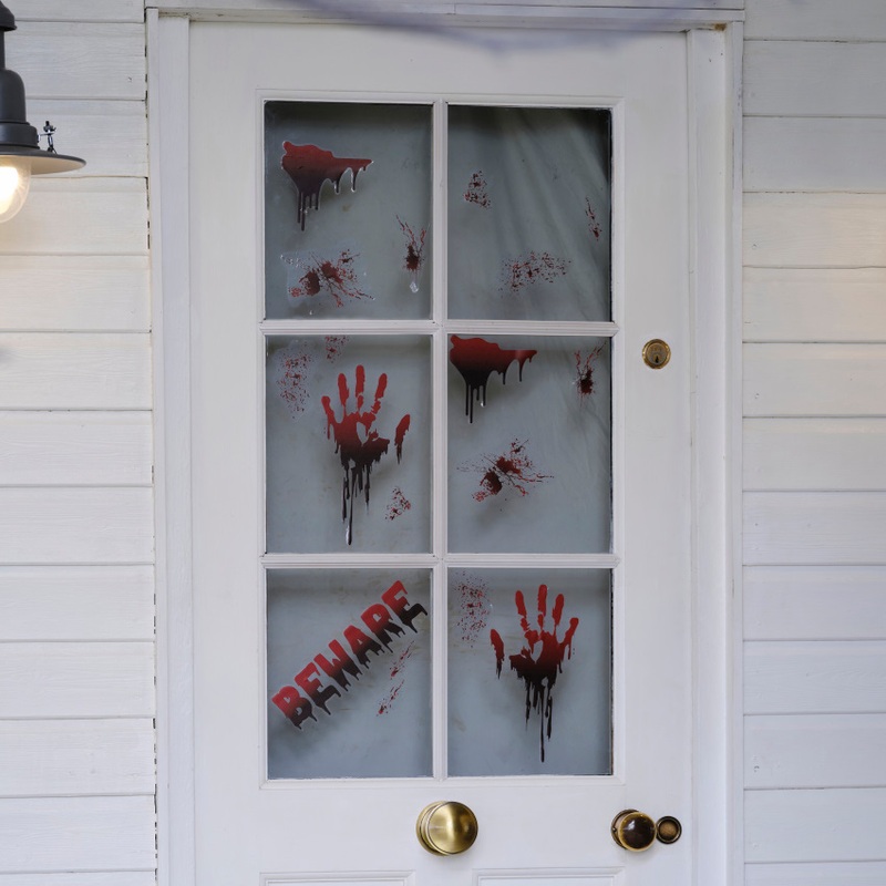 Wondow Sticker-Beware Blood Smears on Handprints