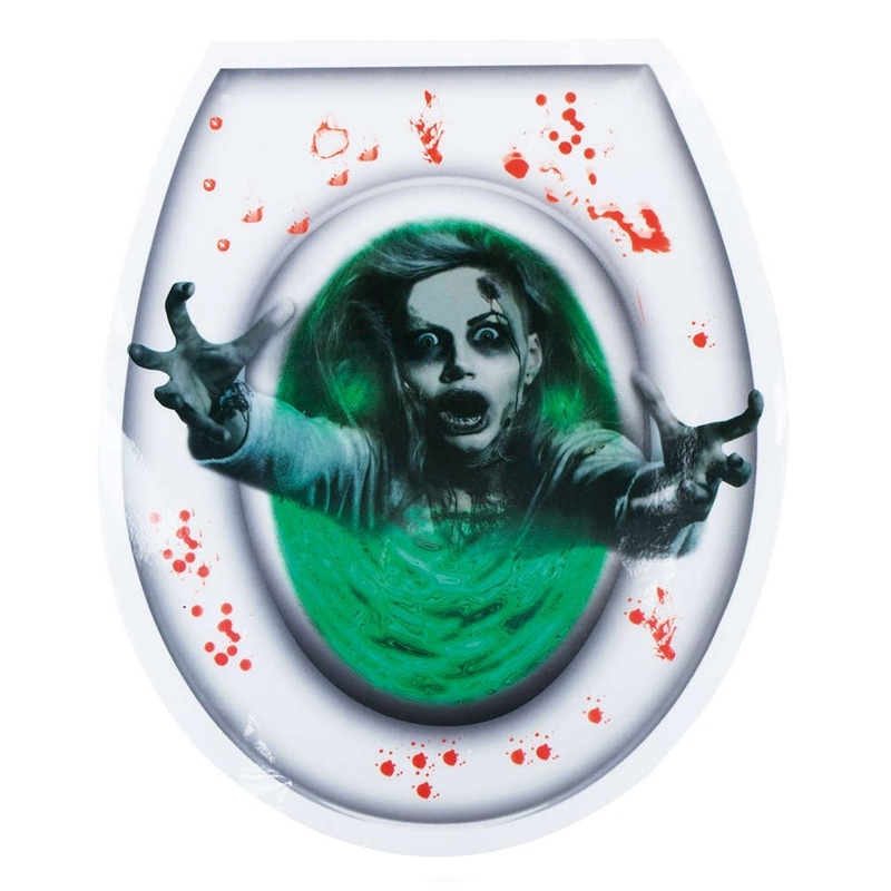 Zombie bride toilet sticker