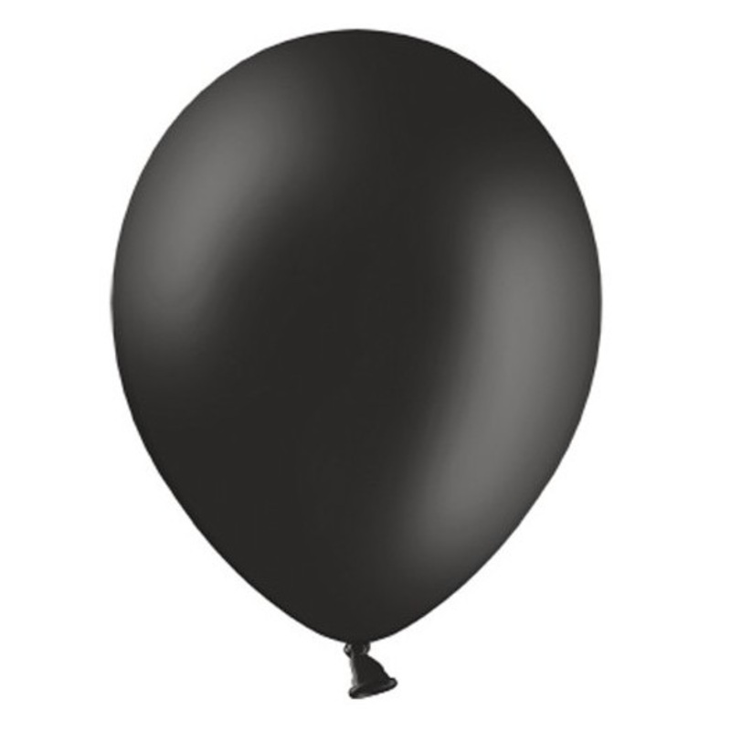 100 balloons Negra black 35cm