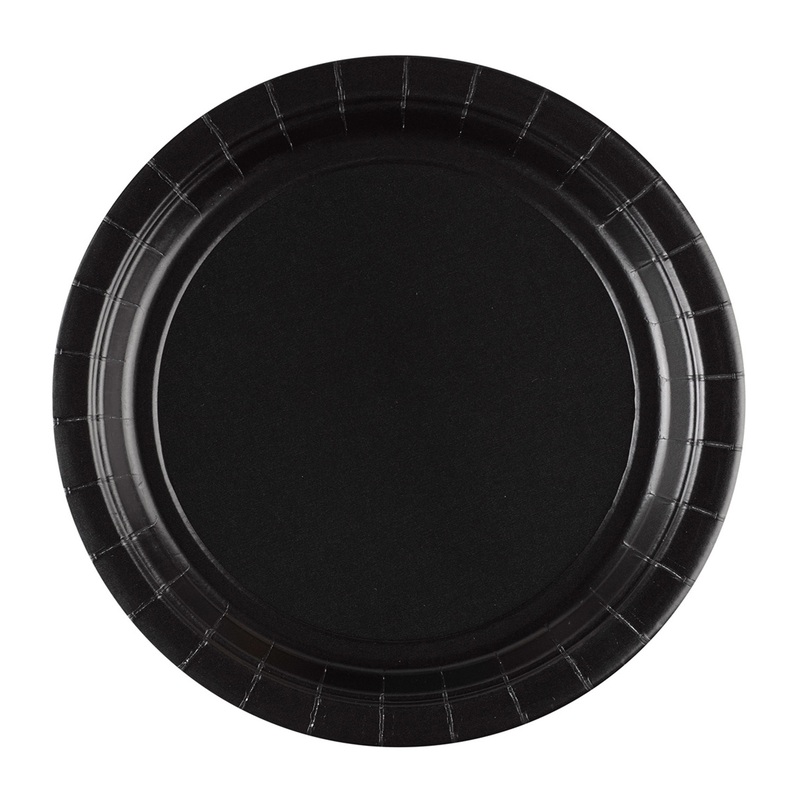 20 black paper plates Magdeburg