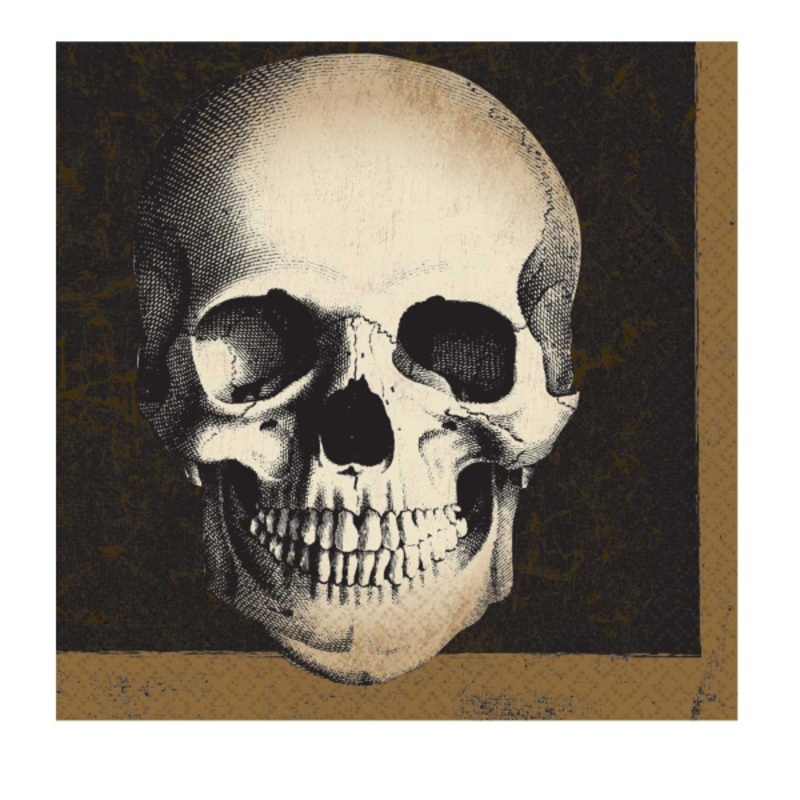 20 Boneyard Napkins 33cm