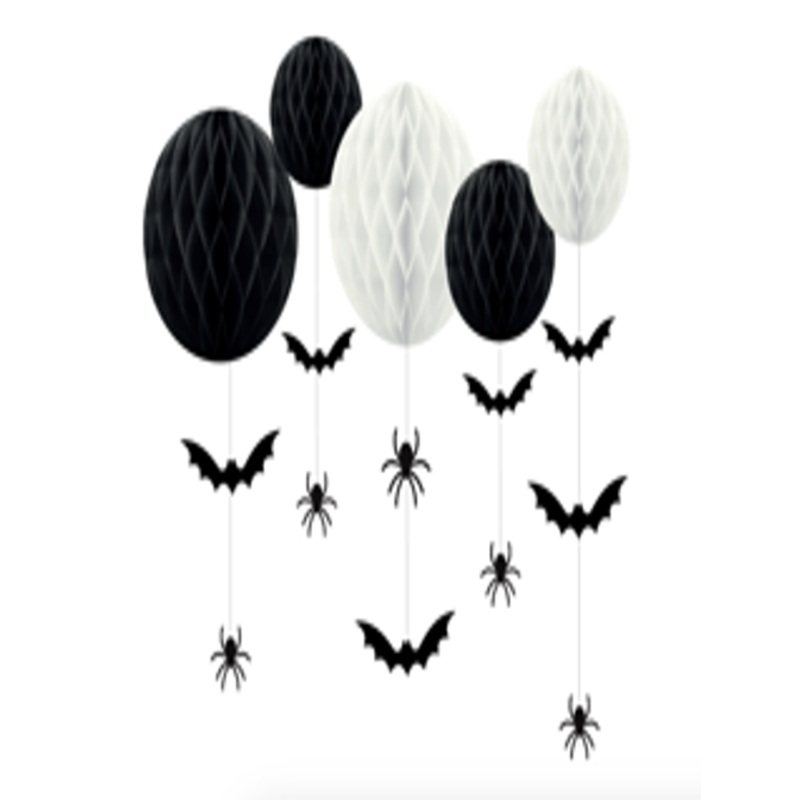 5 Honeycomb Balls - Spooky Goings On