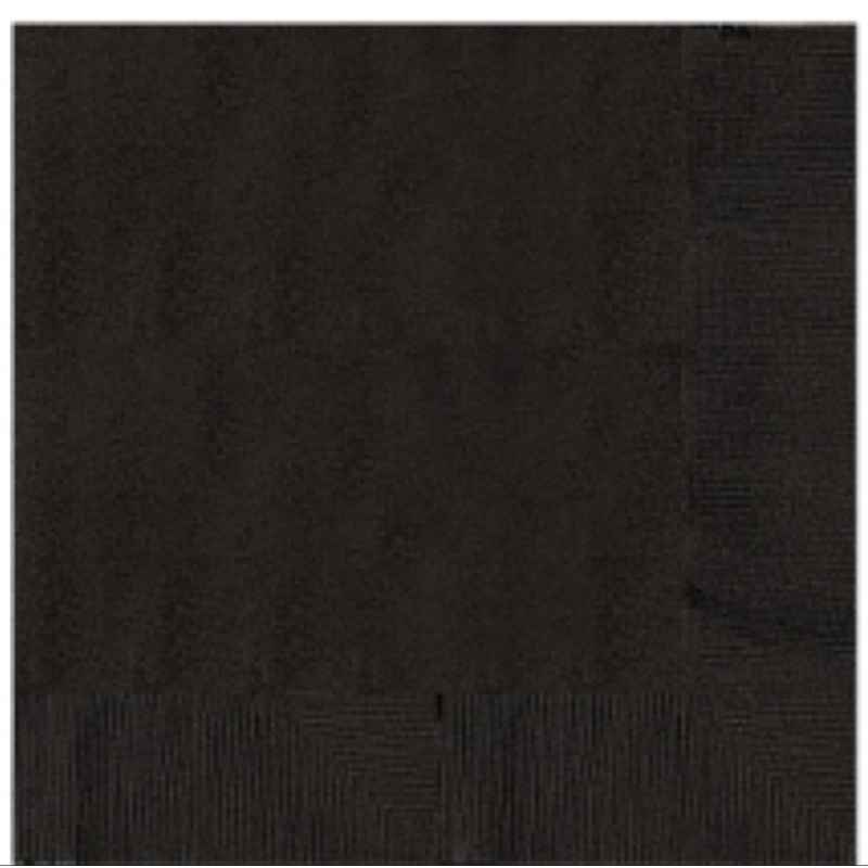 50 Napkins Classic in black 25cm