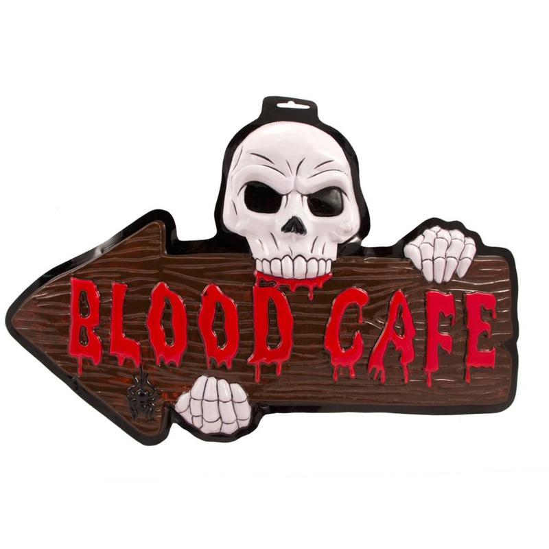 Blood Cafe 3D Sign