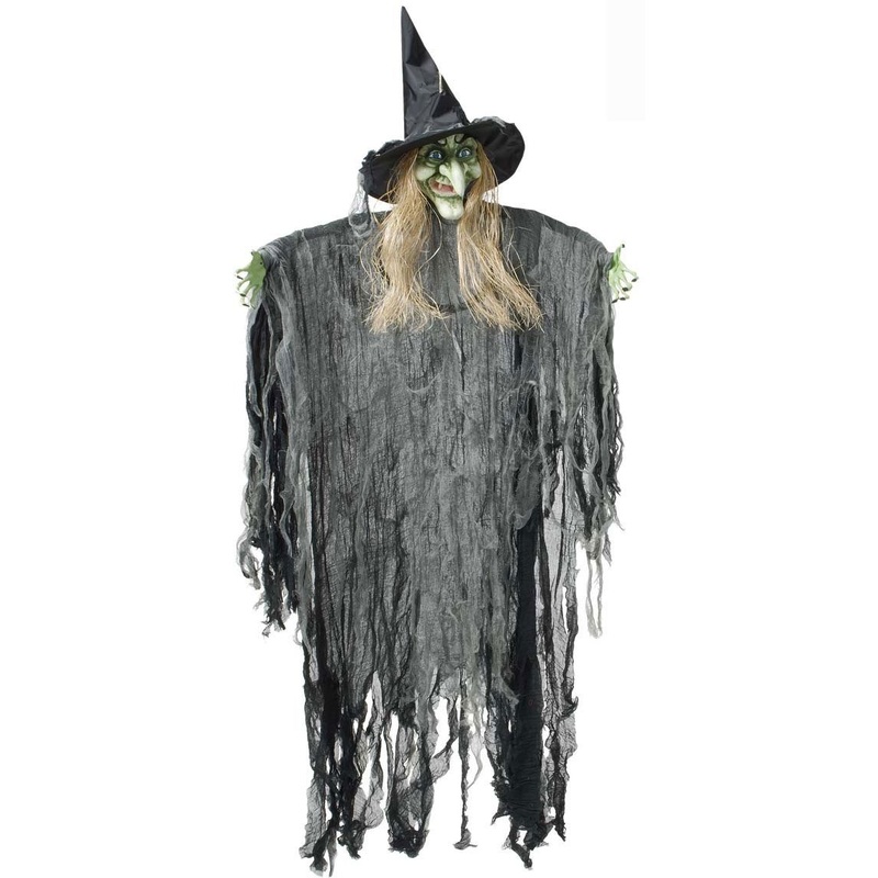 Creepy Green Witch 170cm Halloween decoration