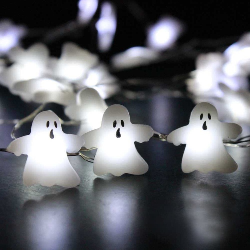 Ghost fairy lights 2m