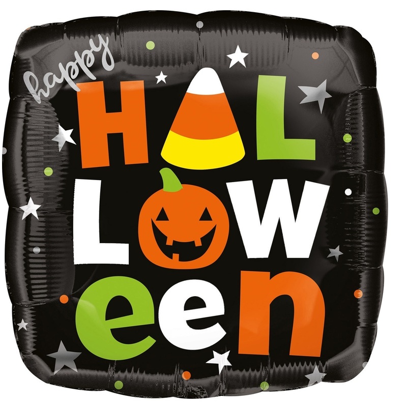 Halloween Star Foil Balloon 45cm