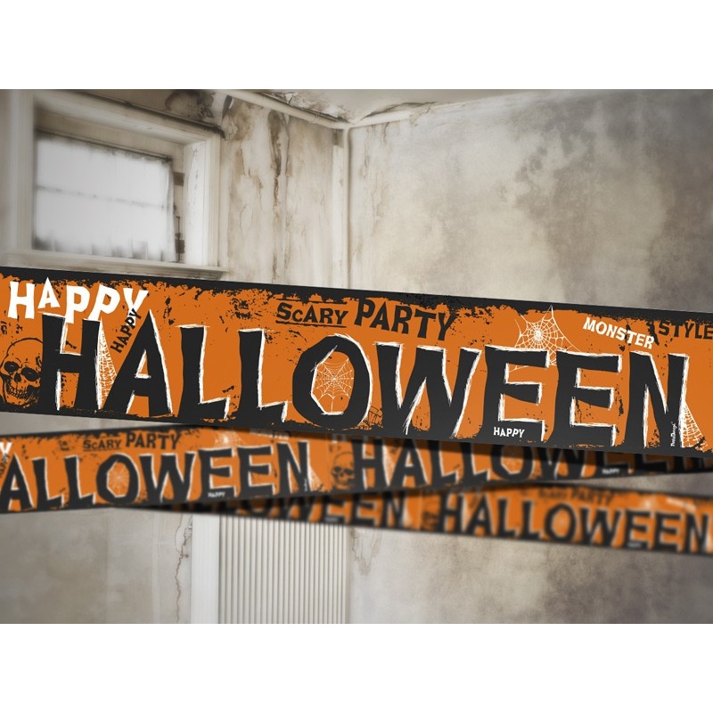 Happy Halloween barrier tape 6m