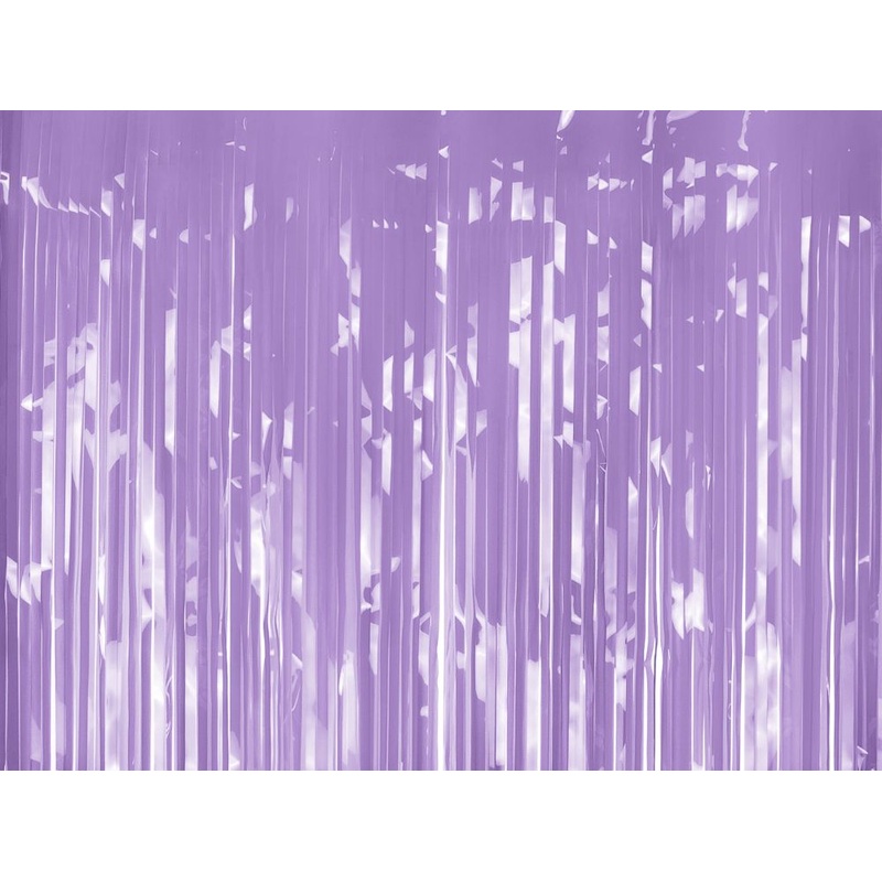Purple party curtain 2x1m