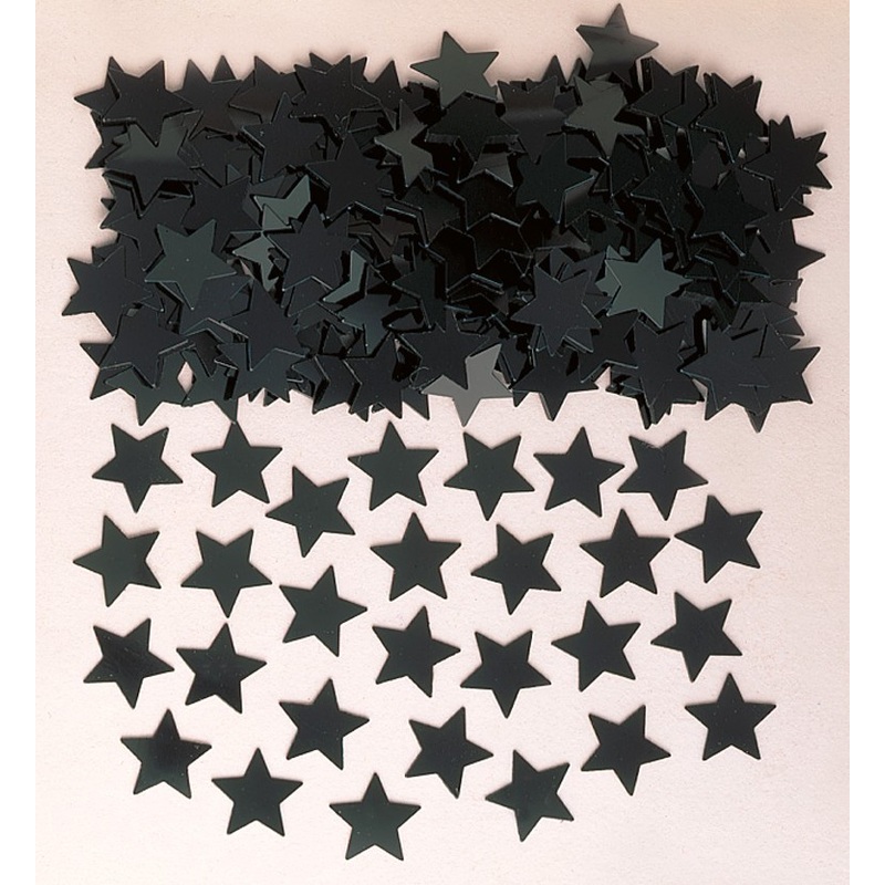 Table Confetti Stars Black 14g