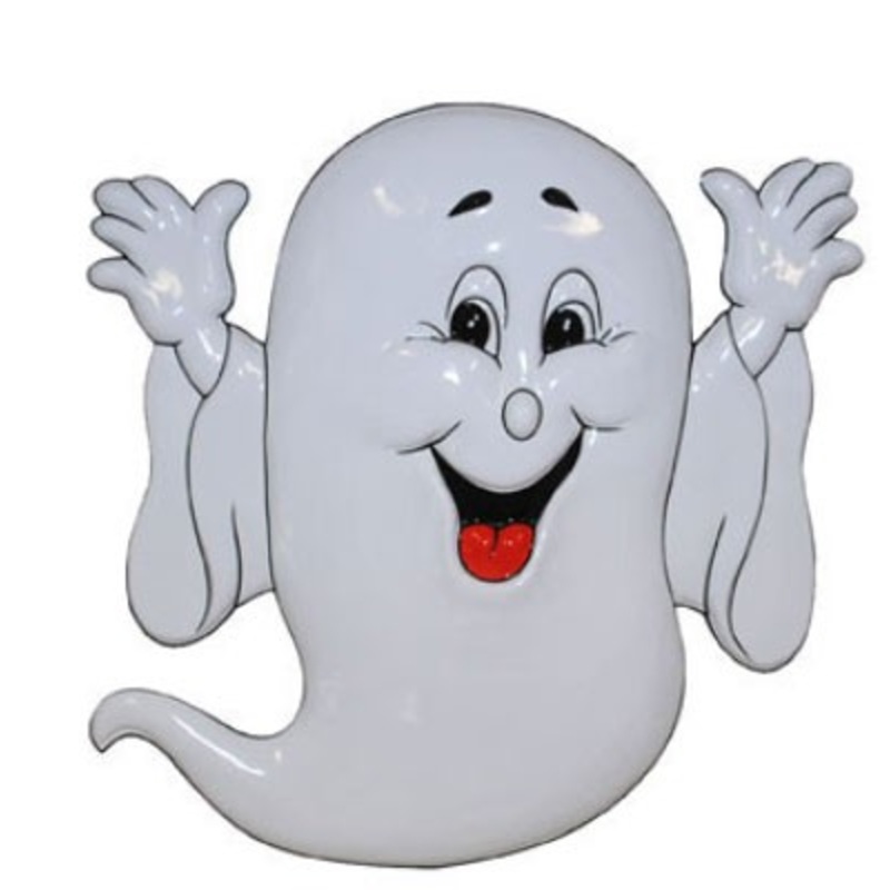 Wall picture funny ghost 45x40cm