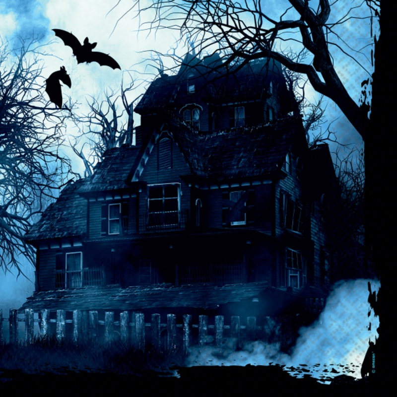 16 horror night napkins 33cm