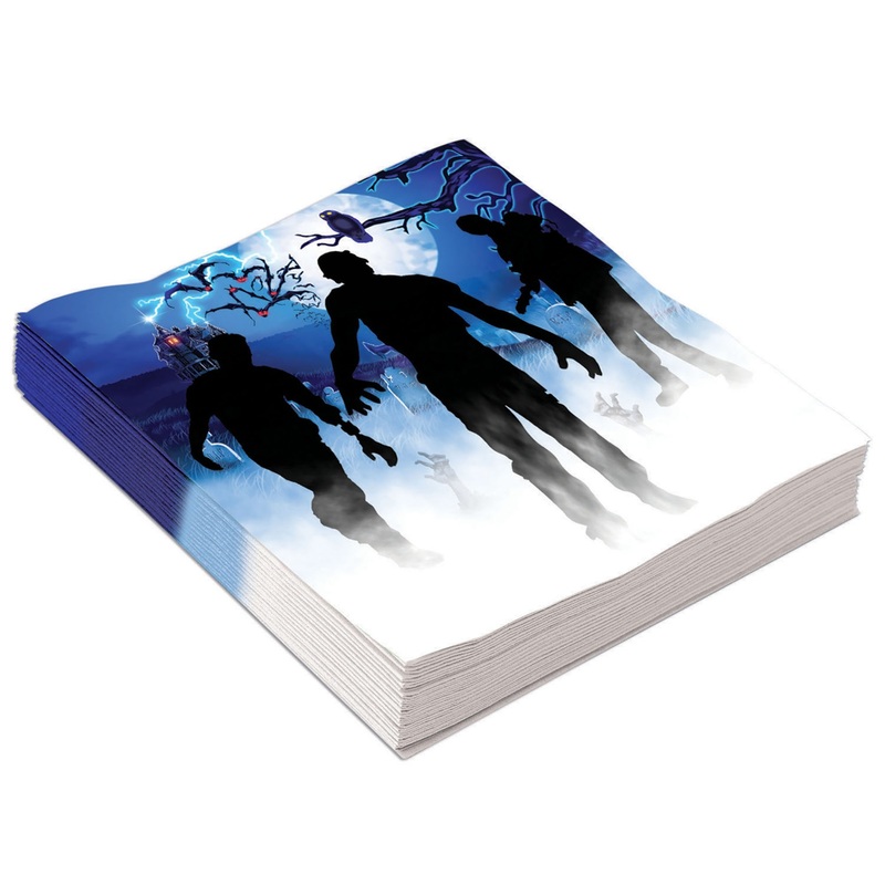 16 Zombie in Nebelschwanden napkins