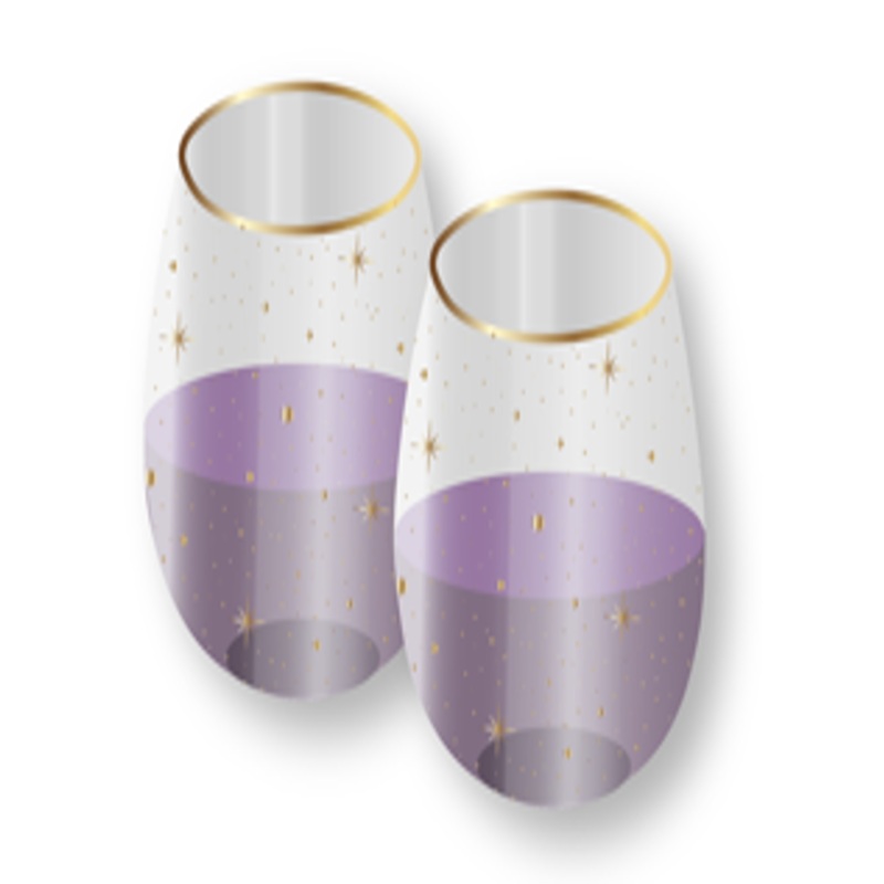2 drinking glasses - witch season