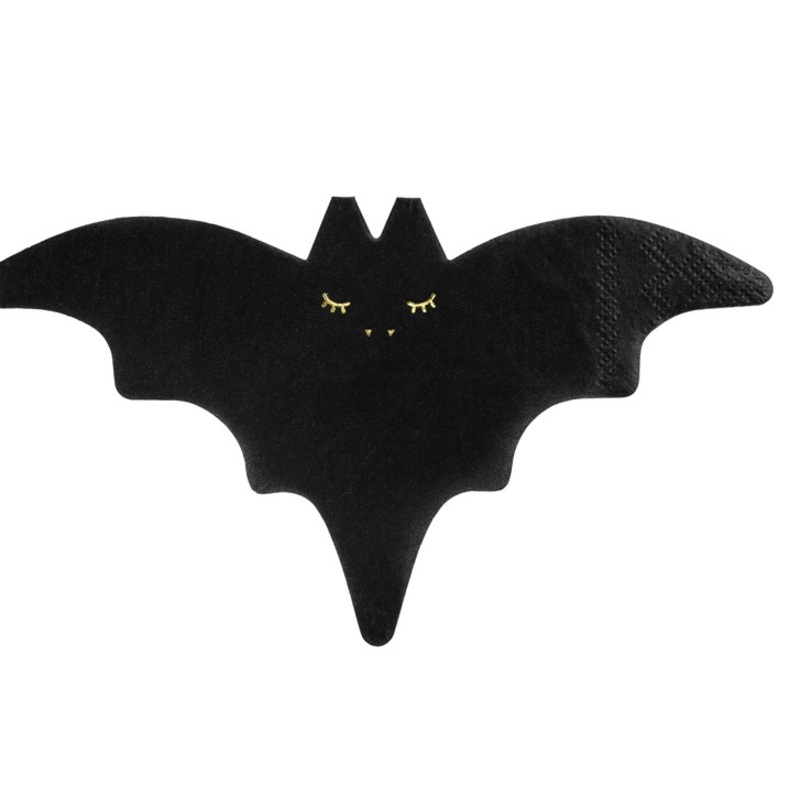 20 Be Scary Bat Napkins 16cm x 9cm